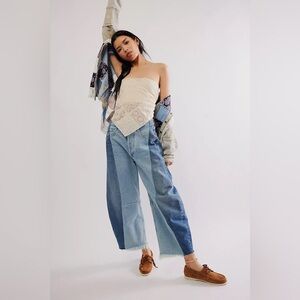 New FP x Citizens of Humanity Pieced Horseshoe Jeans- Fracture